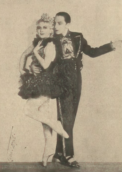 L. Nestor E. Koziarski w operetce Zakochana królowa (Świat, nr 1, 1937)
