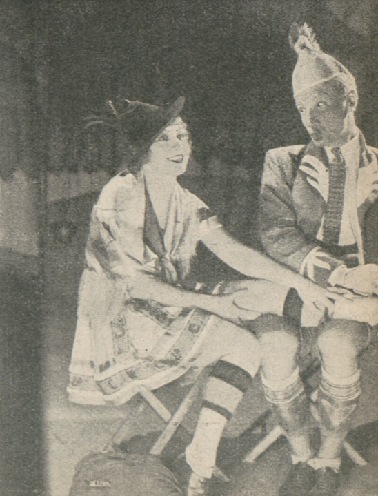 L. Niemirzanka, W. Ruszkowski w operetce Pod białym koniem T. Wielka Operetka Warszawa (Świat, nr 10, 1934)