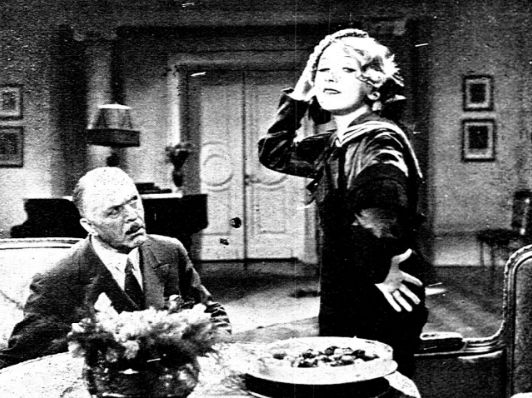 L. Niemirzanka i K. Junosza-Stępowski w filmie Ada to nie wypada (1935)
