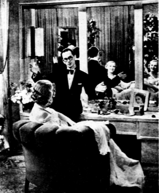 L. Wysocka i E. Slechter w filmie Kochaj tylko mnie (1935)