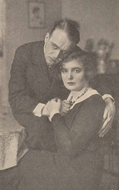 L. Łuszczewski i H. Gromnicka w sztuce Dzień jego powrotu T. Narodowy (Świat, nr 16, 1931)