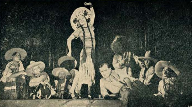 L. Żelichowska w tańcu Szale hiszpańskie t. Morskie Oko Warszawa (1929)