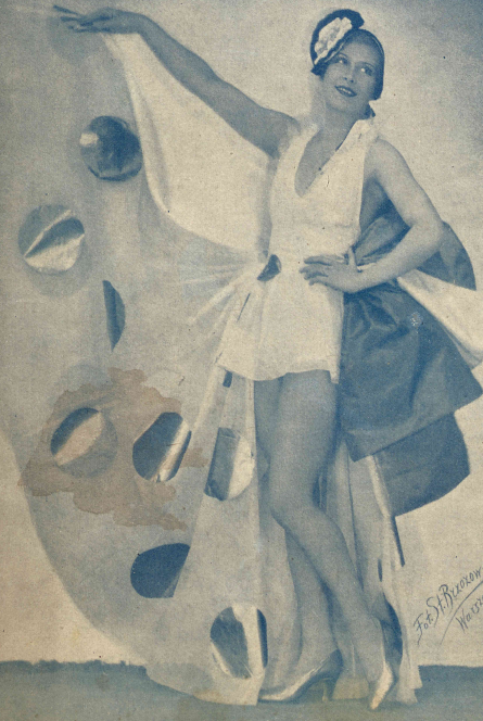 Lena Zelichowska w rewii Frank francuski (Świat, nr 16, 1934)