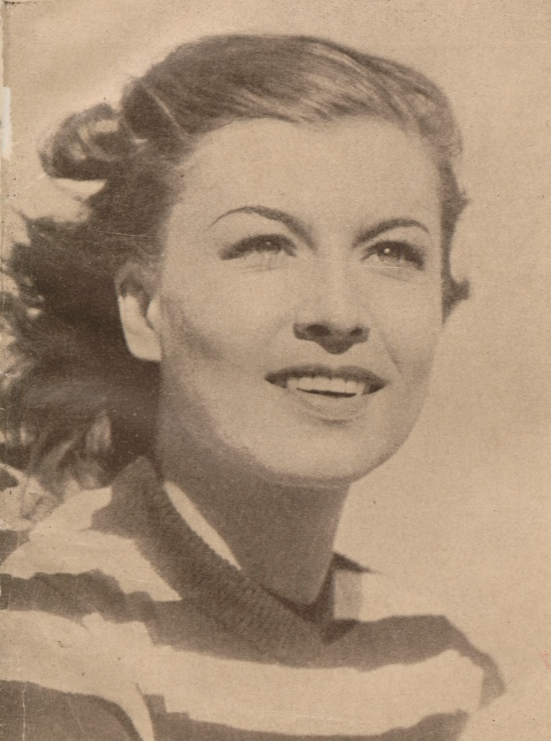 Lena Żelichowska w filmie Sygnały (Świat, nr 43, 1938)