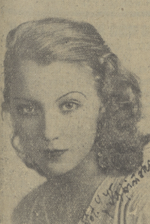 Lidia Wysocka (Dobry Wieczór! Kurier Czerwony nr 248, 1933)