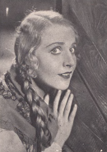 Lili Zielińska w scenie z filmu Halka (Ilustracja Polska nr 26, 1937)