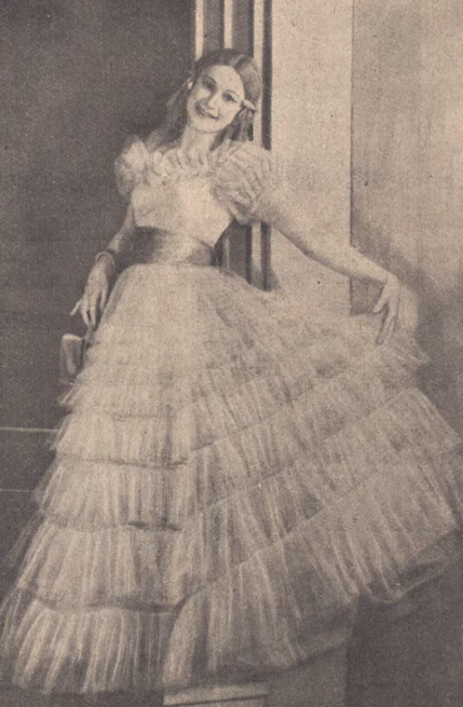 Loda Halama w operetce Piękn Helena Opera Warszawska (Ilustracja Polska nr 5, 1935)