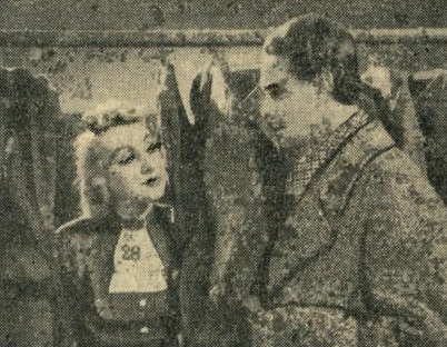 Loda Niemirzanka i Mieczysław Cybulski w scenie z filmu Rena (Dziennik poranny nr 327, 1938)