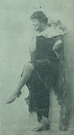 Lucyna Messal jako Nadja w operetce Orłow (T. Nowości Warszawa 1925) (Świat, nr 41, 1925)