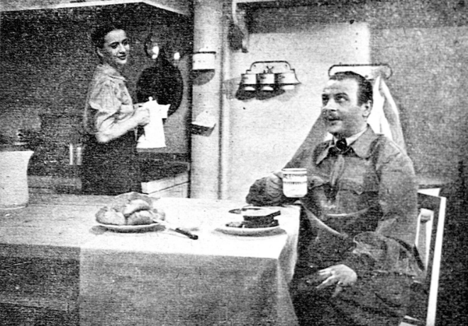 M. Buchwald i S. Sielański w filmie Przez łzy do szczęścia (1939)