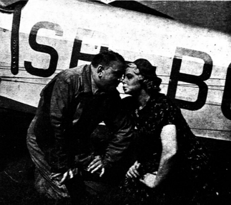 M. Chmurkowska i K. Szubert w filmie Dziewczyna szuka miłości (1938)