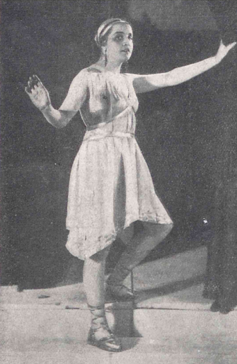 M. Gorczyńska w sztuce Wygnany Eros T. Letni Warszawa (Świat, nr 13,1925)