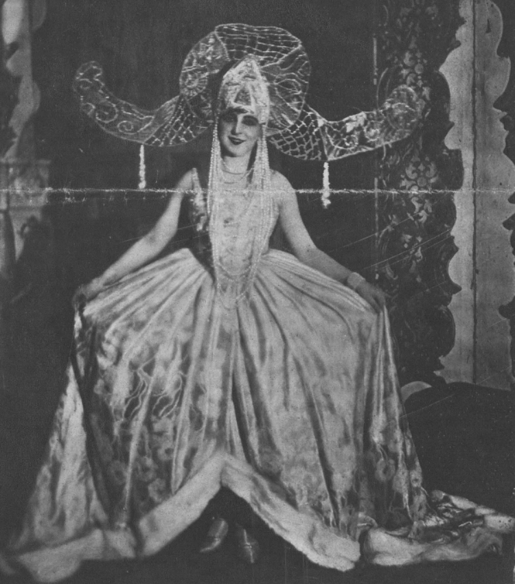 M. Grabowska w operetce Księżna Cyrkówka (Lwów, 1927), Gaz. Poranna 7.02.1927, Lwów