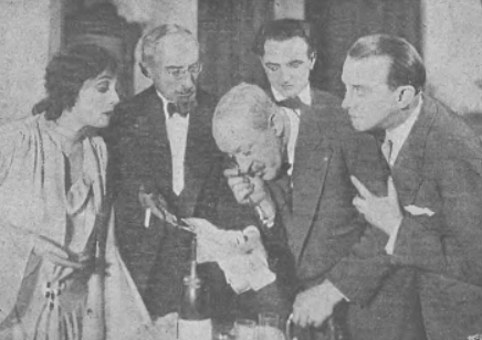 M. Malicka, L. Fritsche, T. Wesołowski, K. Junosza- Stępowski, W. Grabowski w sztuce Miłość bez grosza T. Mały Warszawa (Łódź w ilustracji nr 11, 1929)