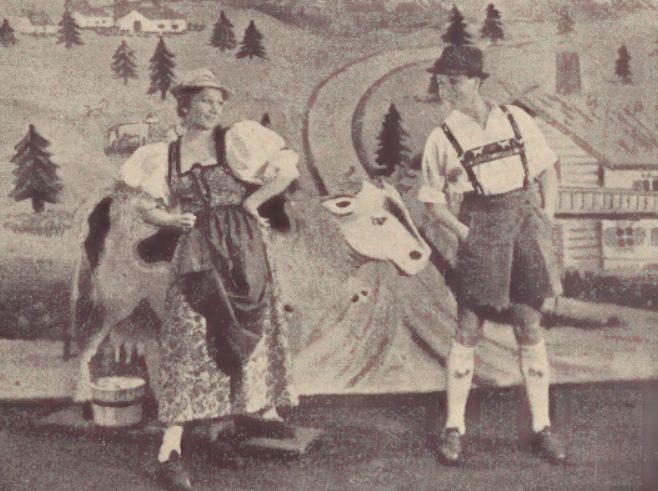M. Modzelewska, F. Szczepański w piosence tyrolskiej T. Cyrulik Warszawski (Świat, nr 16, 1937)