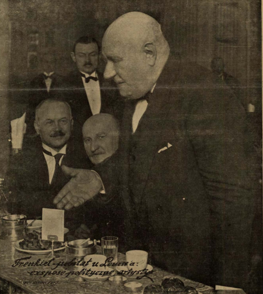 M.Frenkiel z okazji jubileuszu 50-lecia pracy scenicznej (1928)