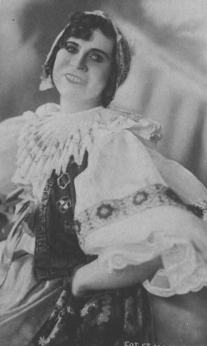 Maria Bojar Przemieniecka w operze Szawnda Dudziarz T. Wielki Poznań (Tęcza, nr 8, 22 luty 1930)