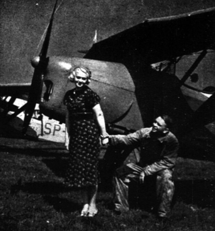 Maria Chmurkowska i Kazimierz Szubert w filmie Dziewczyna szuka miłości (1938)