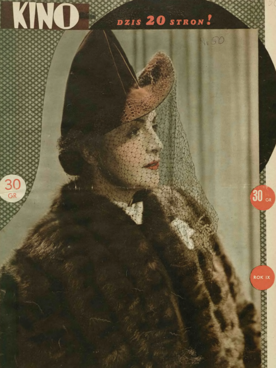 Maria Gorczyńska (Kino, nr 50, 1938)
