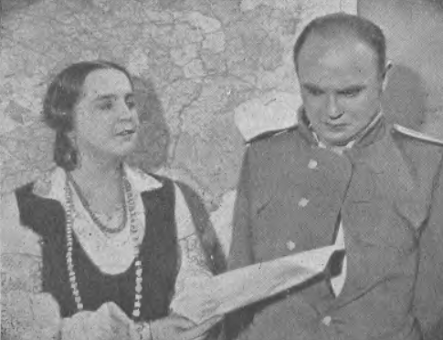 Maria Gorczyńska Lucjan Żurawski w filmie Z dnia na dzień (Łódź w ilustracji nr 38, 1929)