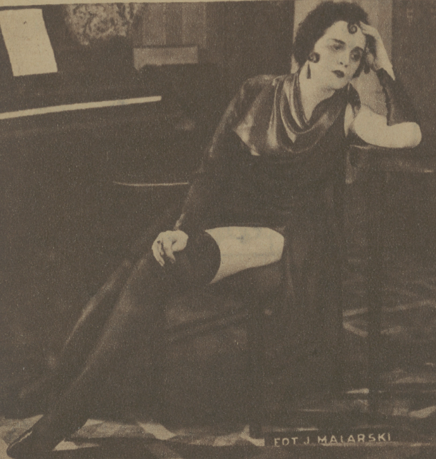 Maria Gorczyńska w sztuce Nie rzucaj mnie madame T. Letni Warszawa (Kurier czerwony nr 250, 1930)