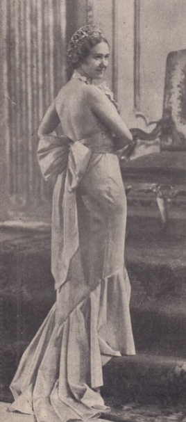 Maria Kaupe w operetce Kochany Augustynek T. Wielki Poznań (Ilustracja Polska nr 15, 1935)