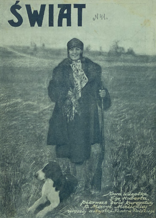Maria Malicka (Świat, nr 41, 1925)