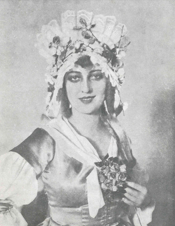 Maria Malicka w sztuce Diabeł i karczmarka T. Polski Warszawa (Świat nr 13,1925)