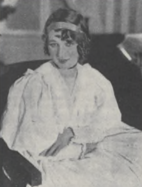Maria Modzelewska (Klara) w sztuce Śluby panieńskie T. Mały Warszawa (7dni, nr 25 1929)