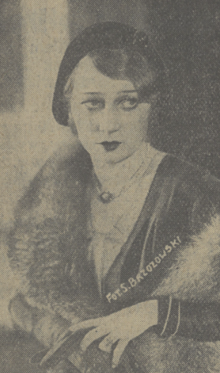Maria Modzelewska w sztuce Lekkomyślana siostra T. Mały Warszawa (Kurier czerwony, nr 293, 1930_