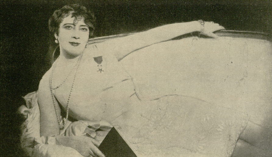Maria Przybyłko Potocka w sztuce Święty gaj T. Polski Warszawa (Ilustracja, nr 11, 1927)