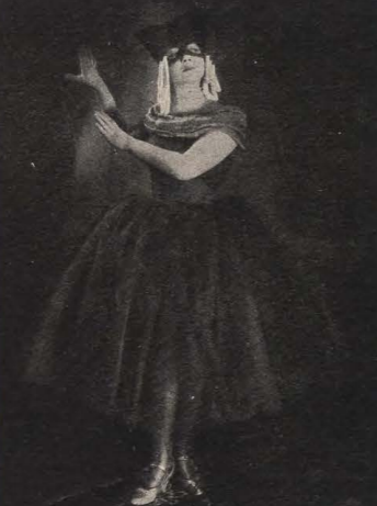 Maria Strońska w teatrze Szkarłatna maska Warszawa 1925