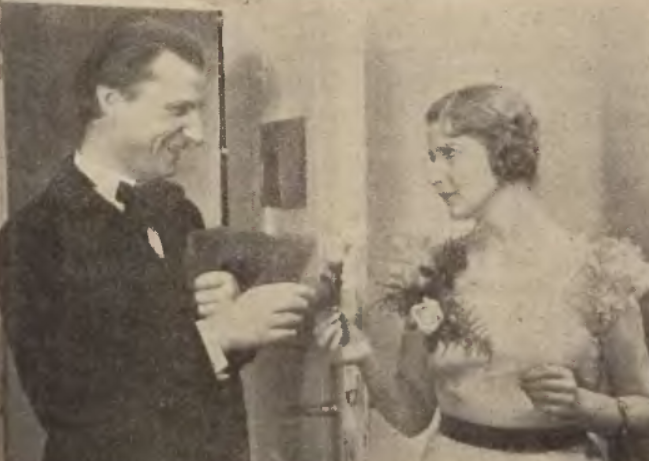 Mariusz Maszayński Lili Zielińska w filmie Każdemu wolno kochać (Goniec nadwiślański ilustrowany nr 17, 1933)