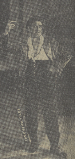 Maurycy Janowski w operetce Noc w Wenecji Opera Warszawska (Kurier Czerowny nr 143, 1931)