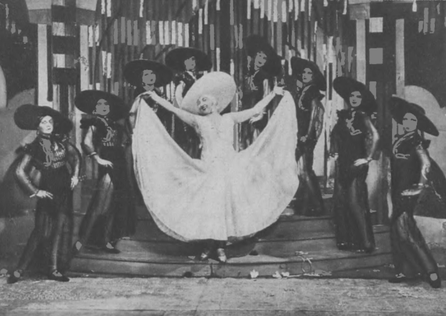Melania Grabowska w operetce Frasquita T. Wielki Poznań (Tęcza nr 14, 1930)