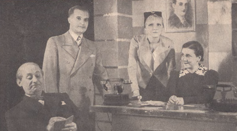Mieczysław Dowmunt, Marian Peliński, Zofia Ślaska, Pelagia Relewicz- Ziembińska w sztuce Piękna Izabela T. Nowy Poznań (Ilustracja Polska nr 44, 1936)