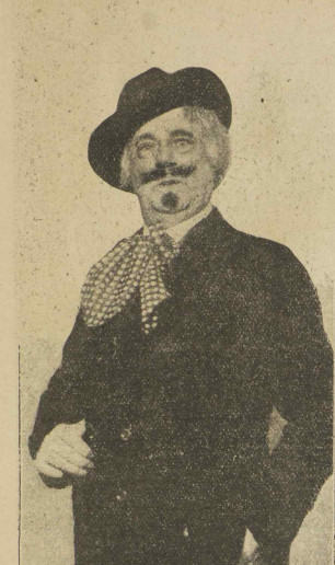 Mieczysław Frenkiel w sztuce Głuszec T. Rozmaitości Warszawa (Świat nr 9, 1918)