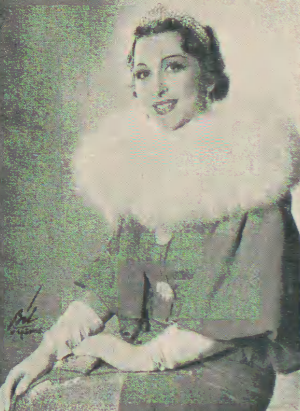 N. Grudzińska w operetce Hrabia Luksemburg T. Wielki Warszawa (Świat, nr 24, 1935)