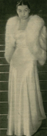 Nina Andrycz na Balu Mody w Warszawie (1938)