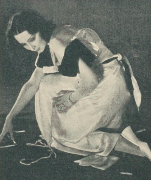 Nina Grudzińska w operetce Hotel Imperial T. 8.30 Warszawa (Świat, nr 39, 1933)