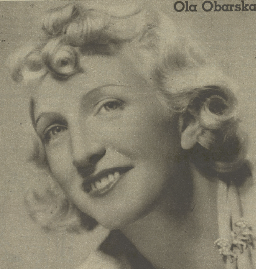 Ola Obarska (Ilustracja świąteczna 16.07. 1939)