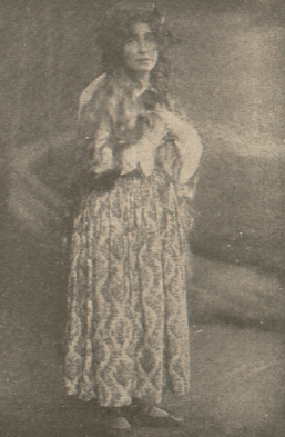 Olga Orleńska jako Halka, Opera Poznańska 1920 (Świat 1920 nr 1)