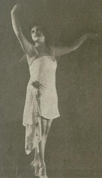 Rena Hryniewicz w sztuce Eros wygnany T. Letni Warszawa (Ilustracja nr 20, 1925)