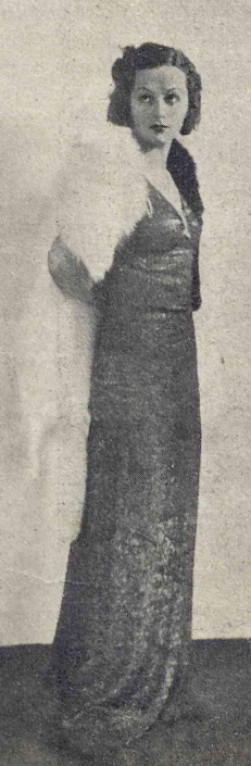 Rita Lorma na Balu mody Warszawa (Świat, nr 4, 1934)