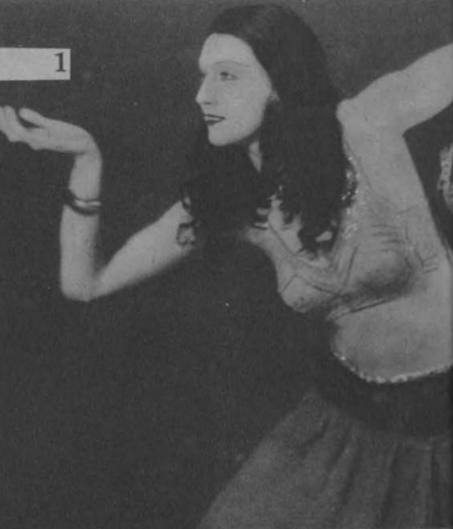 Ruth Sorel w tańcu Salome (Głos poranny dod. ilustr. 2.07.1934)
