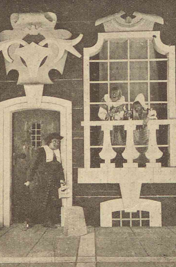 S. Jaracz H. Jaraczówna, S. Daniłowicz w sztuce Szkoła żon T. Ateneum Warszawa (Świat, nr 46, 1936)