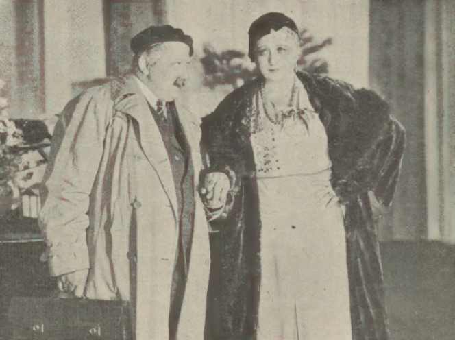 S. Łapiński, M. Ćwiklinska w sztuce Mademoiselle T. Nowy Warszawa (Świat, nr 40 , 1932)