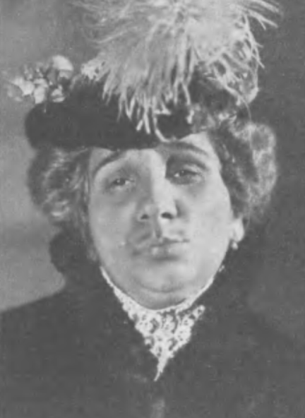 S. Perzanowska w roli Dulskiej w sztuce Moralność pani Dulskiej T. Aktora Warszawa (Tęcza nr 3, 1935)