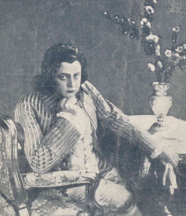 Stanisław Gruszczyński w operze Andrzej Chenier T. Wielki Warszawa (Świat nr 8, 1925)