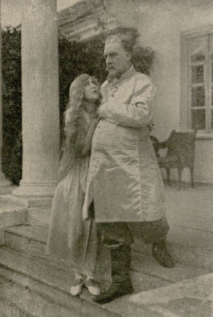 Stanisław Knake Zawadzki Zofia Zajączkowska w filmie Pan Tadeusz (Ilustracja nr 37, 1928)